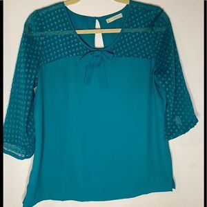 Teal green blouse from Nordstrom size small